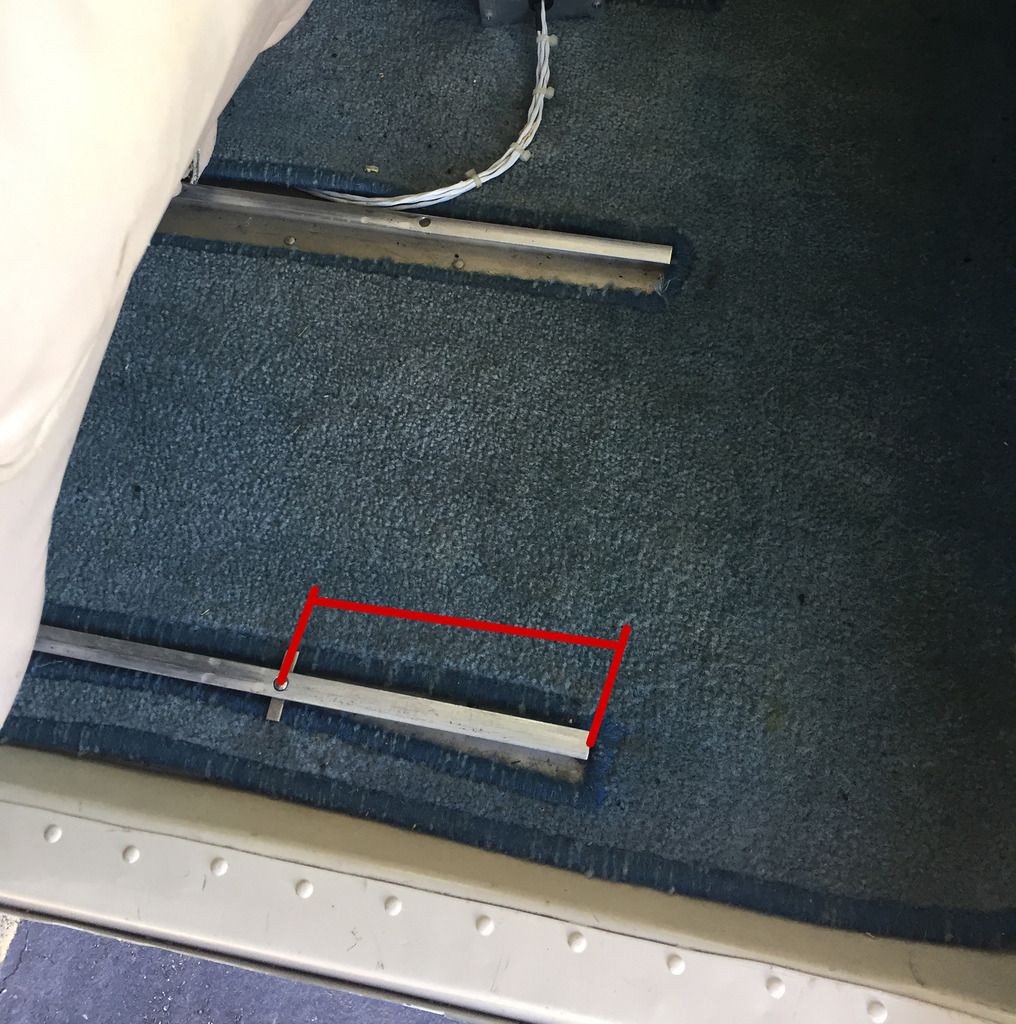 Cessna seat rail stop CESSNA 172 FORUM Cessna 172 talk 24/7